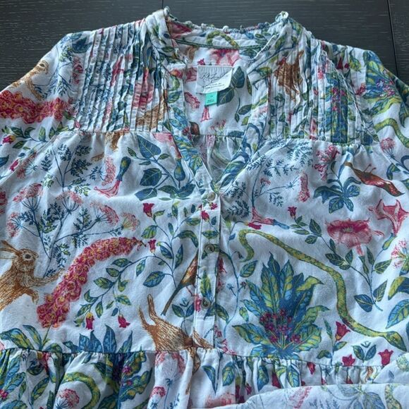 Anthropologie Kelly Louise Judd Whimsical Flannel Sleep Dress Women’s Size 1X - Picture 11 of 15
